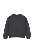 Maglione per bambino Karl Lagerfeld Kids grigio con logo sul davanti Z31380 A65 KARL LAGERFELD KIDS 