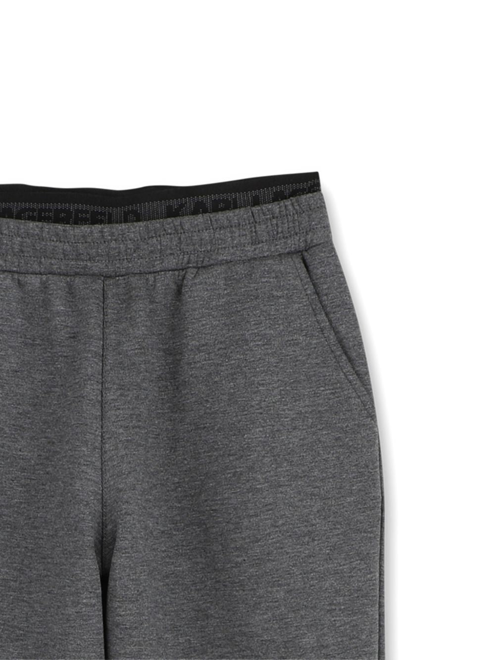Pantaloni per bambino Karl Lagerfeld Kids grigi con stampa con logo laterale Z31382 A65 KARL LAGERFELD KIDS 