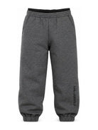 Pantaloni per bambino Karl Lagerfeld Kids grigi con stampa con logo laterale Z31382 A65 KARL LAGERFELD KIDS 