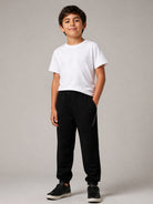 Pantaloni sportivi per bambino Karl Lagerfeld Kids neri con stampa Z31385 09B KARL LAGERFELD KIDS 