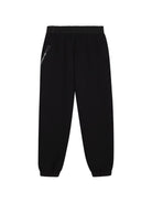 Pantaloni sportivi per bambino Karl Lagerfeld Kids neri con stampa Z31385 09B KARL LAGERFELD KIDS 