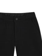 Shorts per bambino Karl Lagerfeld Kids neri con stampa con logo sul retro Z31389 09B KARL LAGERFELD KIDS 