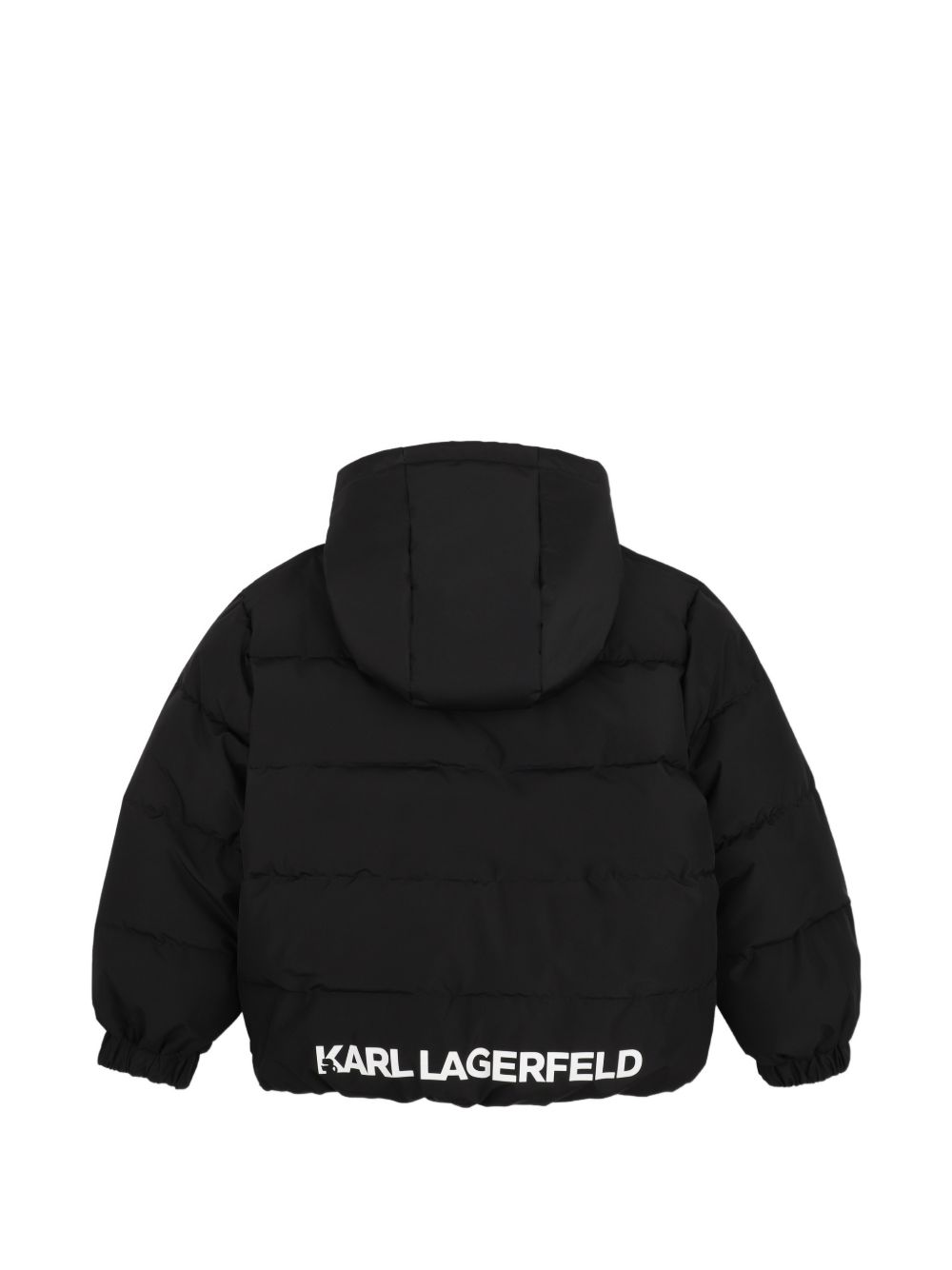 Piumino per bambino Karl Lgerfeld Kids nero con cappuccio Z31393 09B KARL LAGERFELD KIDS 
