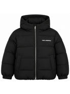 Piumino per bambino Karl Lgerfeld Kids nero con cappuccio Z31393 09B KARL LAGERFELD KIDS 
