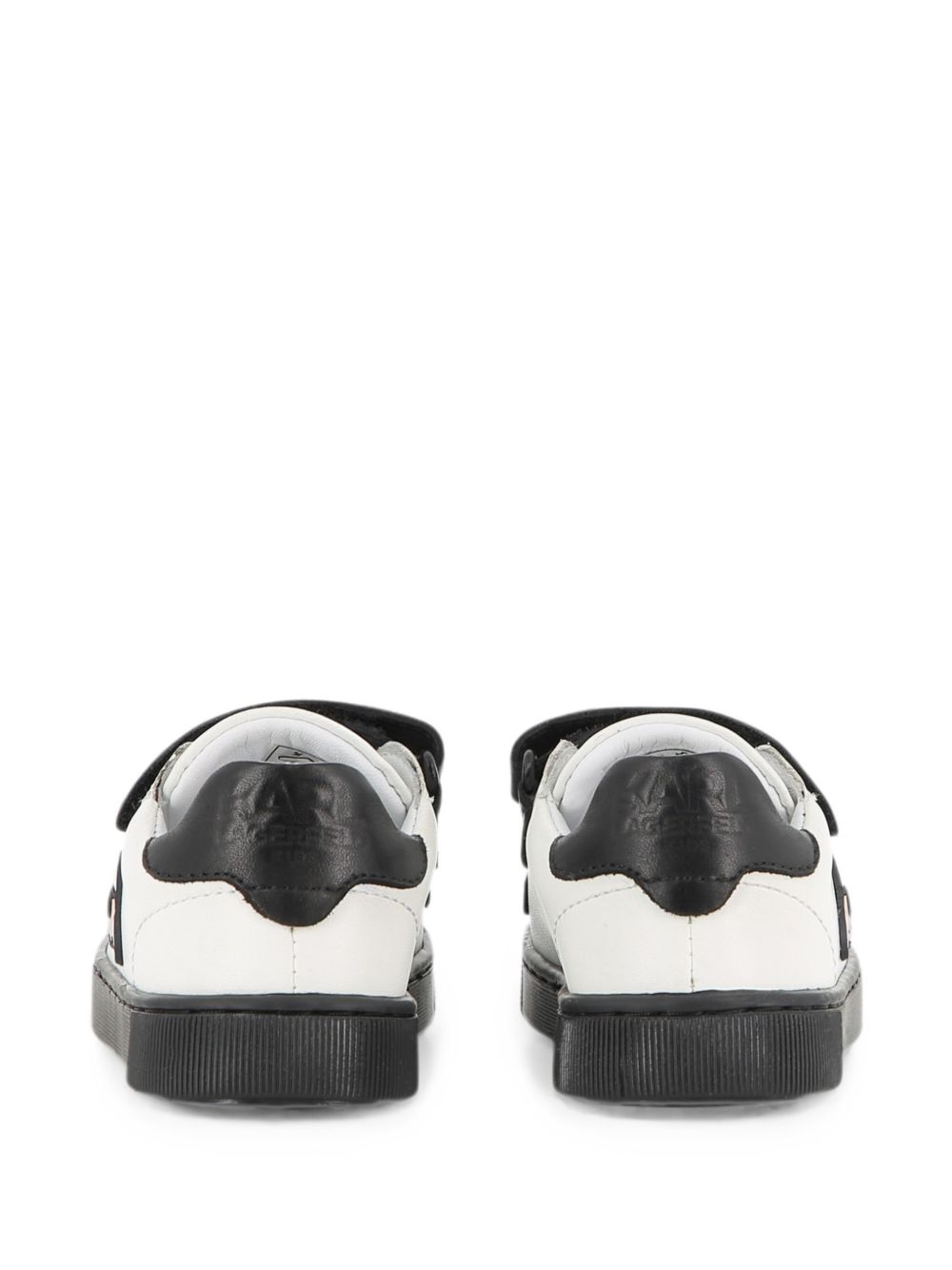 Sneakers in pelle per bambino Karl Lagerfeld Kids bianche con strappo Z31411 M41 KARL LAGERFELD KIDS 