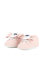 Scarpe primi passi per neonata Karl Lagerfeld Kids rosa con applicazione Choupette Z31412 46M KARL LAGERFELD KIDS 