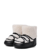 Stivali per neonati Karl Lagerfel Kids neri con fodera in shearling Z31413 09B KARL LAGERFELD KIDS 