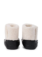 Stivali per neonati Karl Lagerfel Kids neri con fodera in shearling Z31413 09B KARL LAGERFELD KIDS 