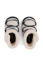 Stivali per neonati Karl Lagerfel Kids neri con fodera in shearling Z31413 09B KARL LAGERFELD KIDS 
