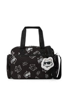 Borsa fasciatoio per neonati Karl Lagerfeld Kids nera con stampa Choupette Z31414 09B KARL LAGERFELD KIDS 