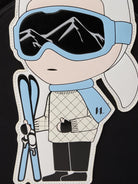Zaino per bambini Karl Lagerfeld Kids nero con stampa grafica Ikon Karl Z31422 09B KARL LAGERFELD KIDS 