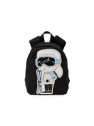 Zaino per bambini Karl Lagerfeld Kids nero con stampa grafica Ikon Karl Z31422 09B KARL LAGERFELD KIDS 