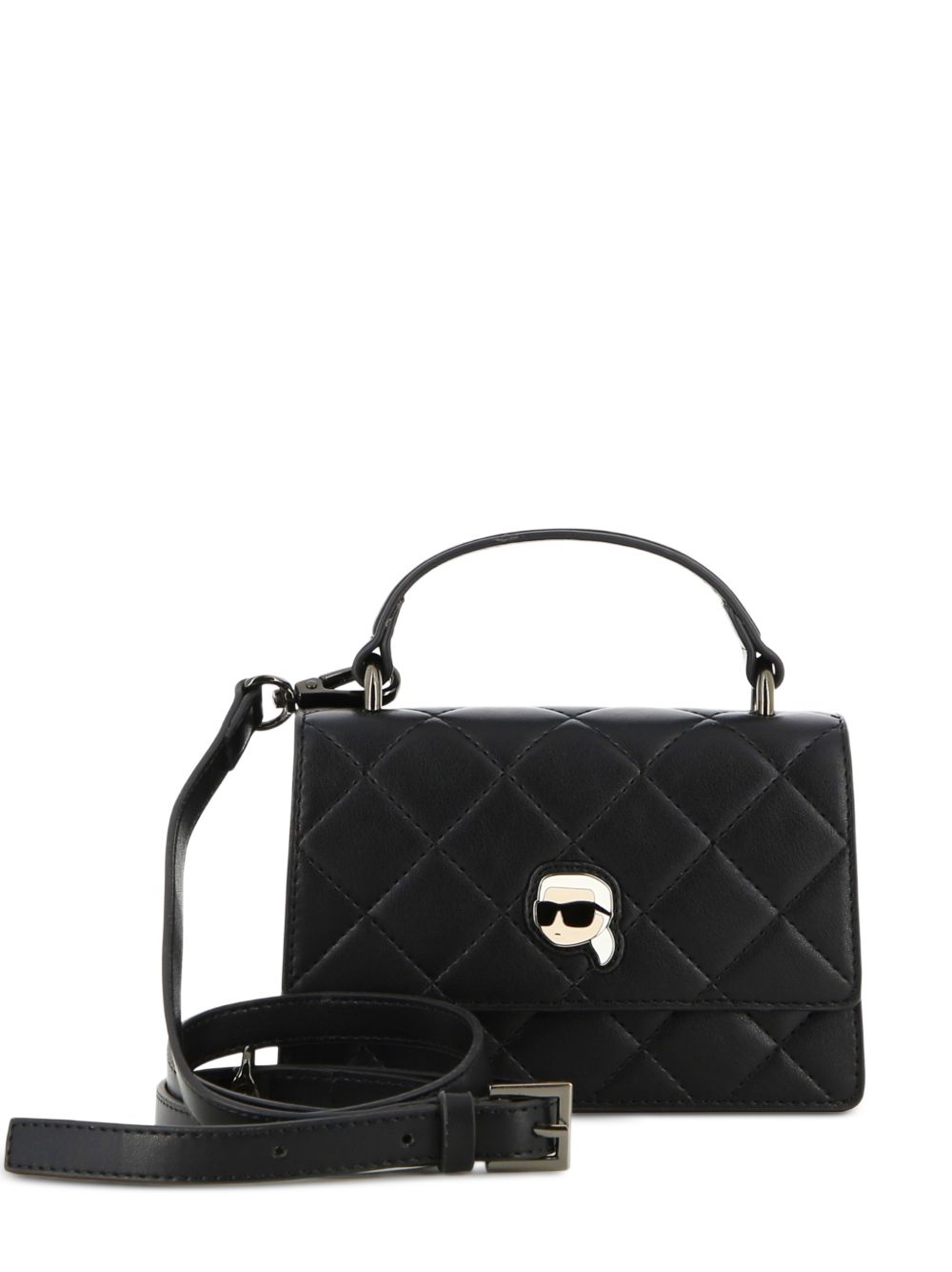 Borsa per bambina Karl Lagerfeld Kids nera con design trapuntato Z31433 09B KARL LAGERFELD KIDS 