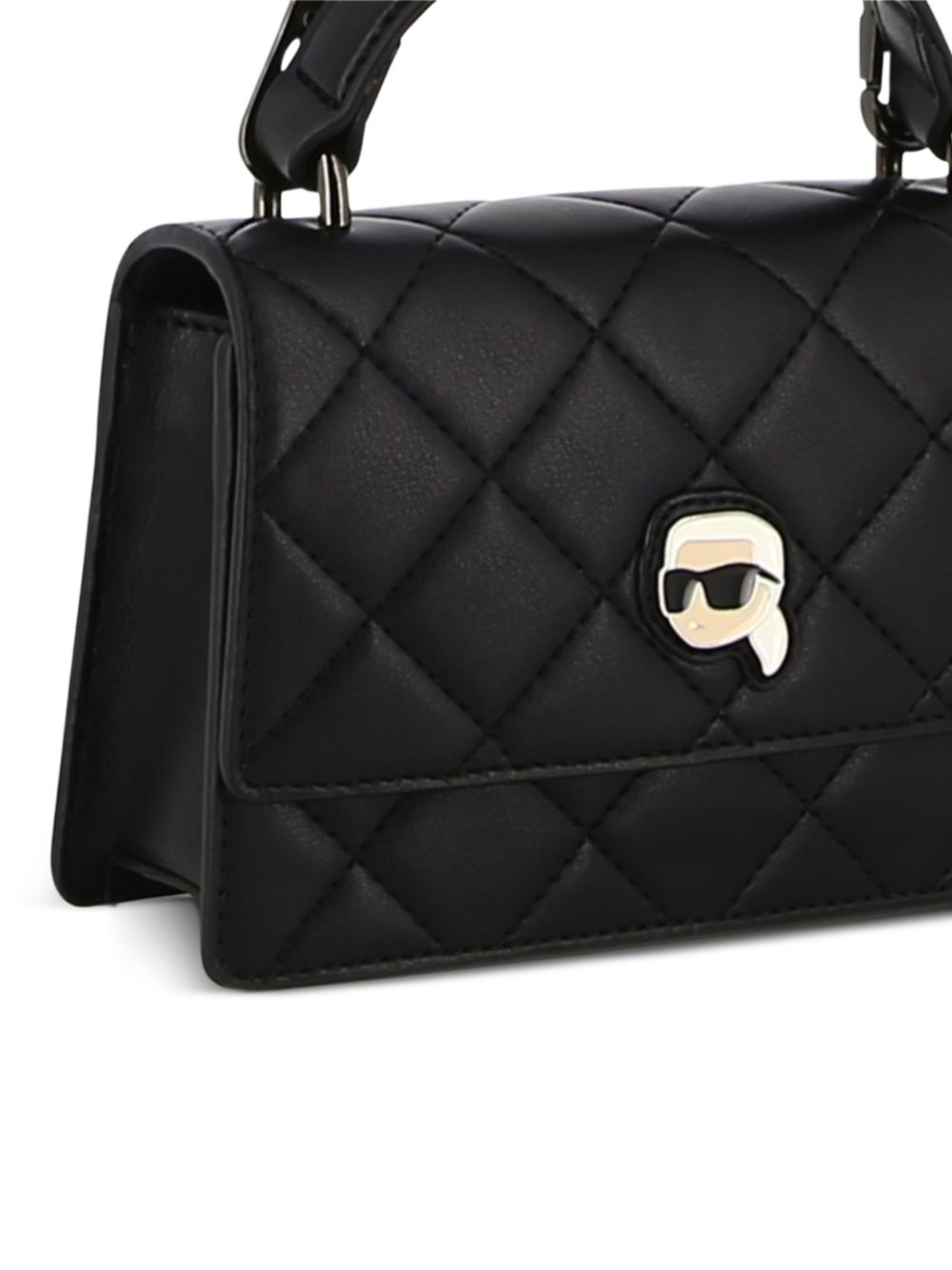 Borsa per bambina Karl Lagerfeld Kids nera con design trapuntato Z31433 09B KARL LAGERFELD KIDS 
