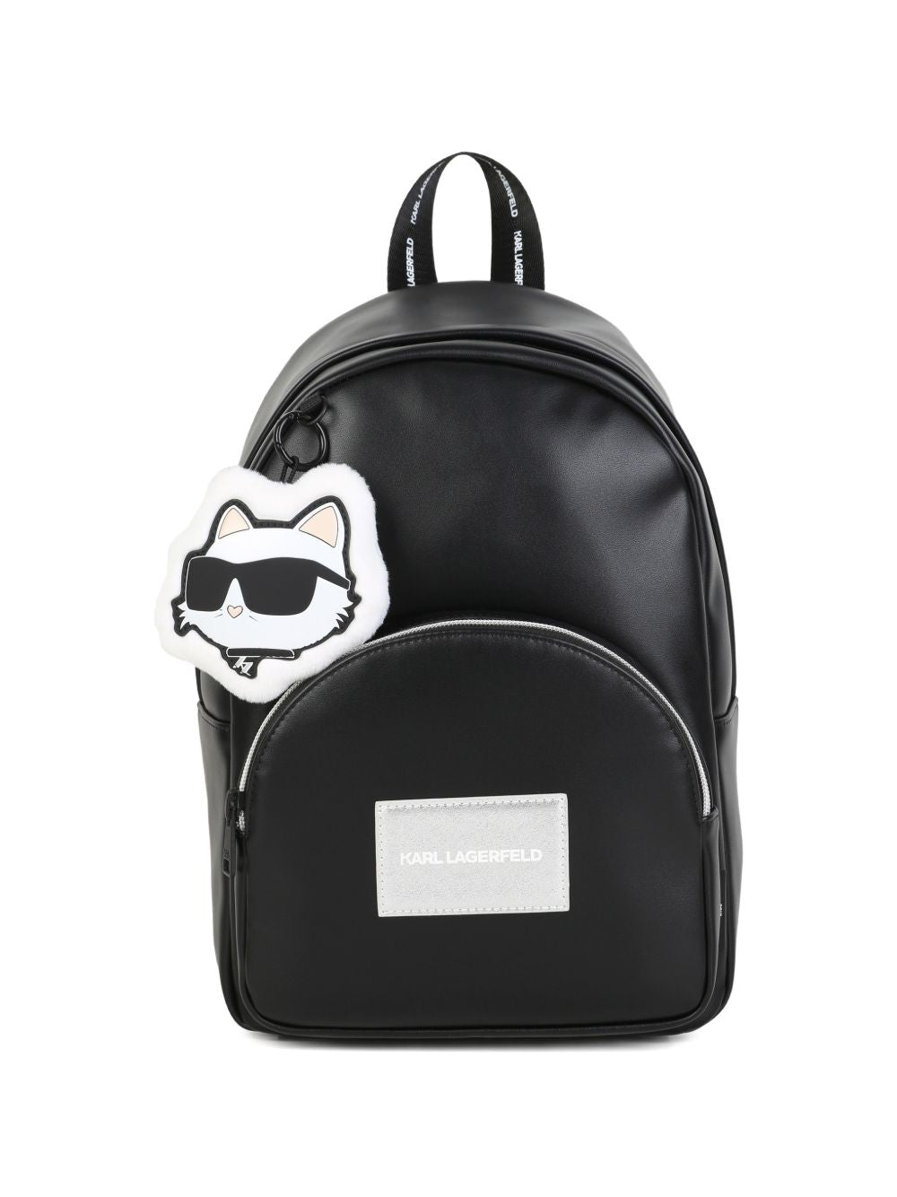 Zaino per bambini Karl Lagerfeld Kids nero con ciondolo con Choupette Z31440 09B KARL LAGERFELD KIDS 
