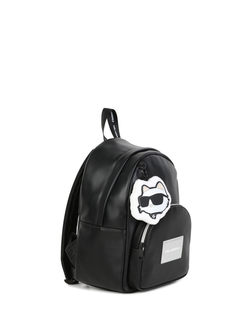 Zaino per bambini Karl Lagerfeld Kids nero con ciondolo con Choupette Z31440 09B KARL LAGERFELD KIDS 