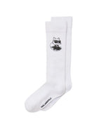 Calzini per bambina Karl Lagerfeld Kids bianchi con decorazione Choupette Z31450 10P KARL LAGERFELD KIDS 