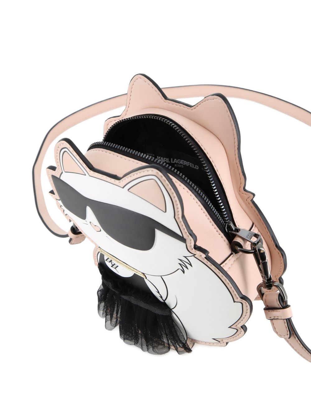 Borsa per bambina Karl Lagerfeld Kids rosa con motivo Choupette Z31457 471 KARL LAGERFELD KIDS 