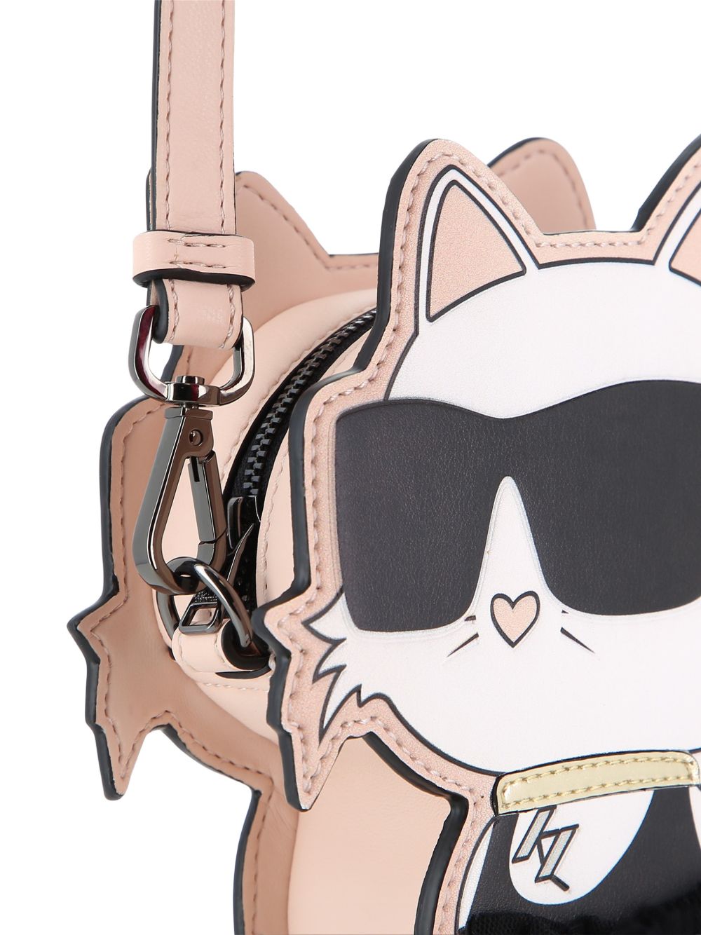 Borsa per bambina Karl Lagerfeld Kids rosa con motivo Choupette Z31457 471 KARL LAGERFELD KIDS 