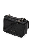 Borsa a spalla per bambina Karl Lagerfeld Kids nera con motivo Ikon Choupette Z31458 09B KARL LAGERFELD KIDS 