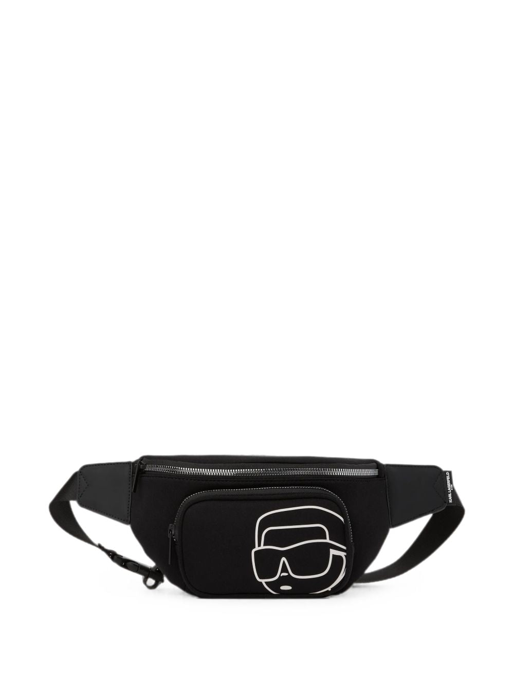 Marsupio per bambino Karl Lagerfeld Kids nero con stampa Z31467 09B KARL LAGERFELD KIDS 
