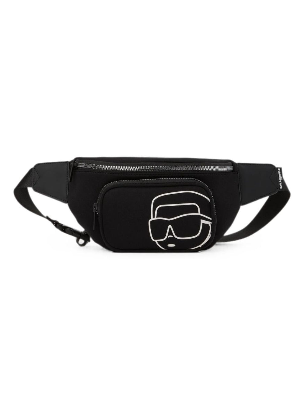 Marsupio per bambino Karl Lagerfeld Kids nero con stampa Z31467 09B KARL LAGERFELD KIDS 