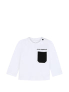 Set tre pezzi per neonato Karl Lagerfeld Kids nero con logo sul davanti Z31485 09B KARL LAGERFELD KIDS 