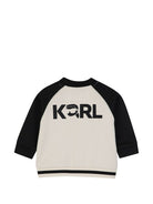 Set tre pezzi per neonato Karl Lagerfeld Kids nero con logo sul davanti Z31485 09B KARL LAGERFELD KIDS 