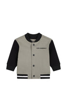 Set tre pezzi per neonato Karl Lagerfeld Kids multicolore con stampa con logo sul davanti Z31492 U60 KARL LAGERFELD KIDS 