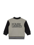 Set tre pezzi per neonato Karl Lagerfeld Kids multicolore con stampa con logo sul davanti Z31492 U60 KARL LAGERFELD KIDS 