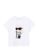 Set tre pezzi per neonato Karl Lagerfeld Kids multicolore con stampa con logo sul davanti Z31492 U60 KARL LAGERFELD KIDS 