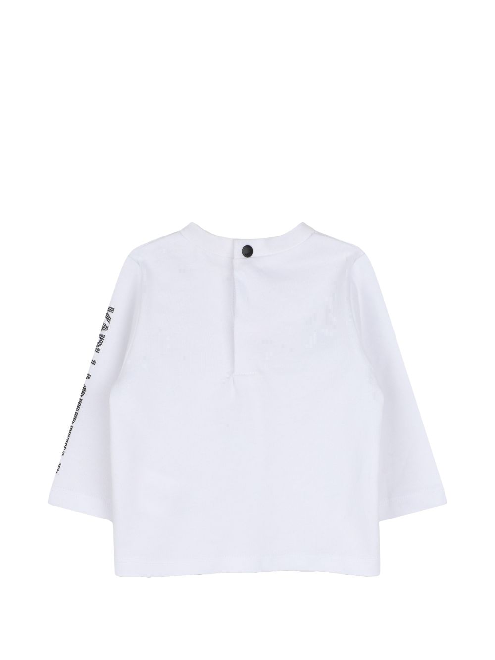 Set t-shirt e salopette per neonato Karl Lagerfeld Kids verde con logo sul davanti Z31494 65B KARL LAGERFELD KIDS 