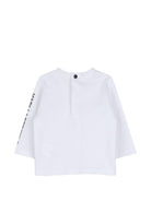 Set t-shirt e salopette per neonato Karl Lagerfeld Kids verde con logo sul davanti Z31494 65B KARL LAGERFELD KIDS 