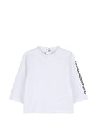 Set t-shirt e salopette per neonato Karl Lagerfeld Kids verde con logo sul davanti Z31494 65B KARL LAGERFELD KIDS 