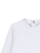 Set t-shirt e salopette per neonato Karl Lagerfeld Kids verde con logo sul davanti Z31494 65B KARL LAGERFELD KIDS 