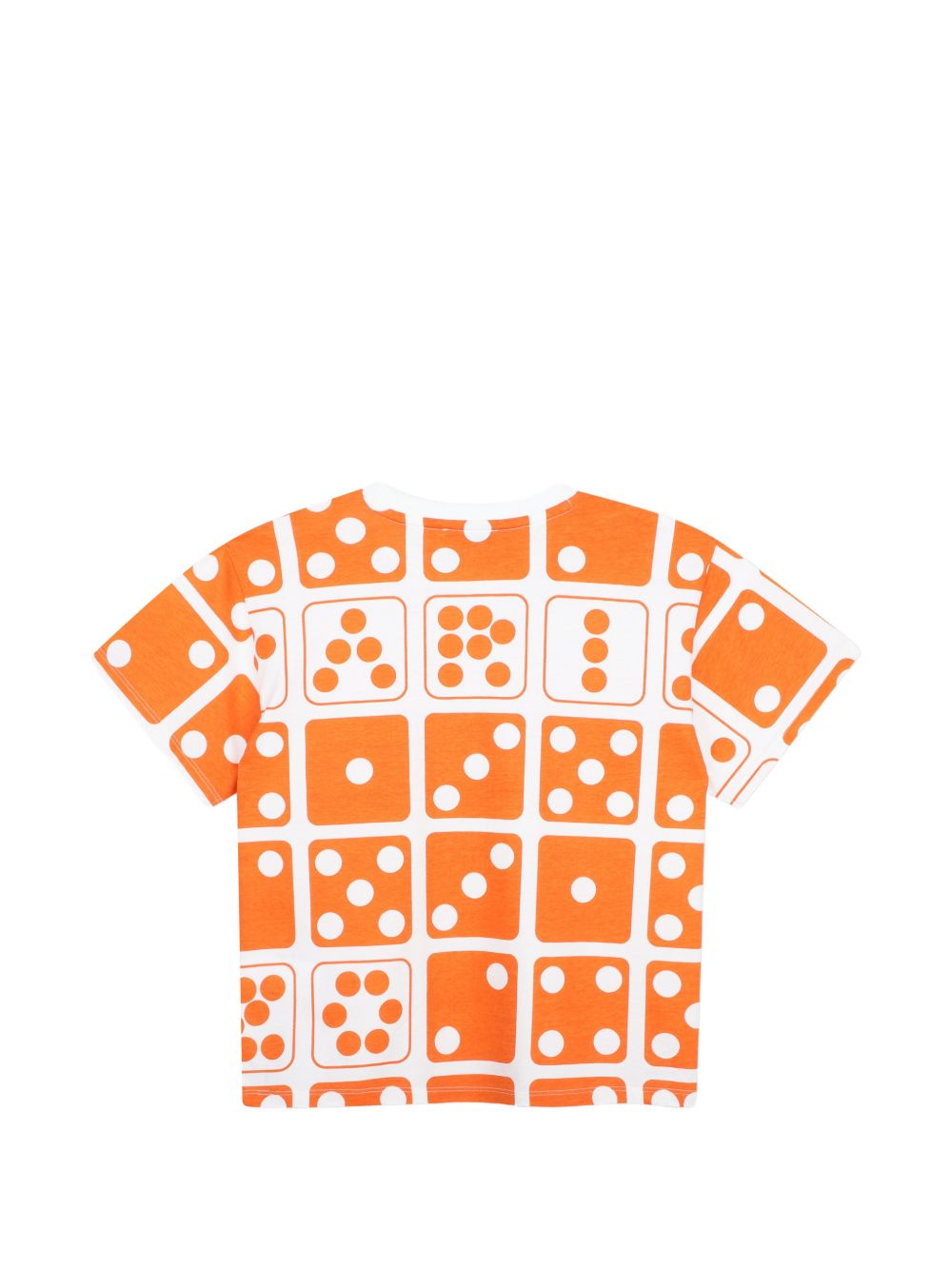 T-shirt per bambino Kenzo Kids arancione con stampa grafica K61916 421 KENZO KIDS 