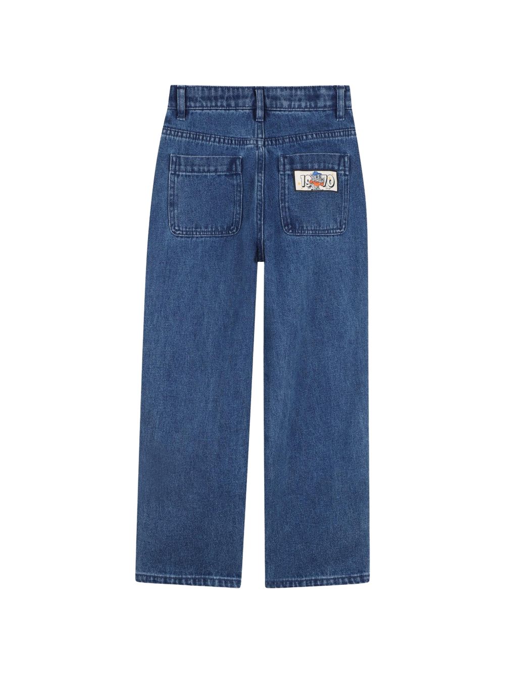 Jeans per bambino Kenzo Kids in denim con ricamo sulle gambe K61917 Z25 KENZO KIDS 