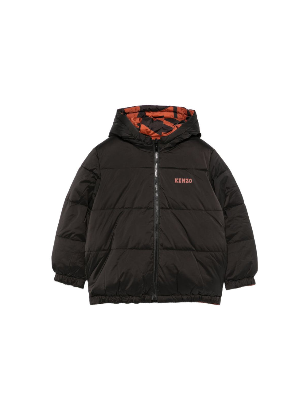 Giubbino per bambino Kenzo Kids nero con logo stampato sul davanti K61935 09B KENZO KIDS 
