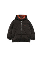 Giubbino per bambino Kenzo Kids nero con logo stampato sul davanti K61935 09B KENZO KIDS 