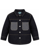 Camicia per bambino Kenzo Kids in denim con applicazione K61938 Z35 KENZO KIDS 