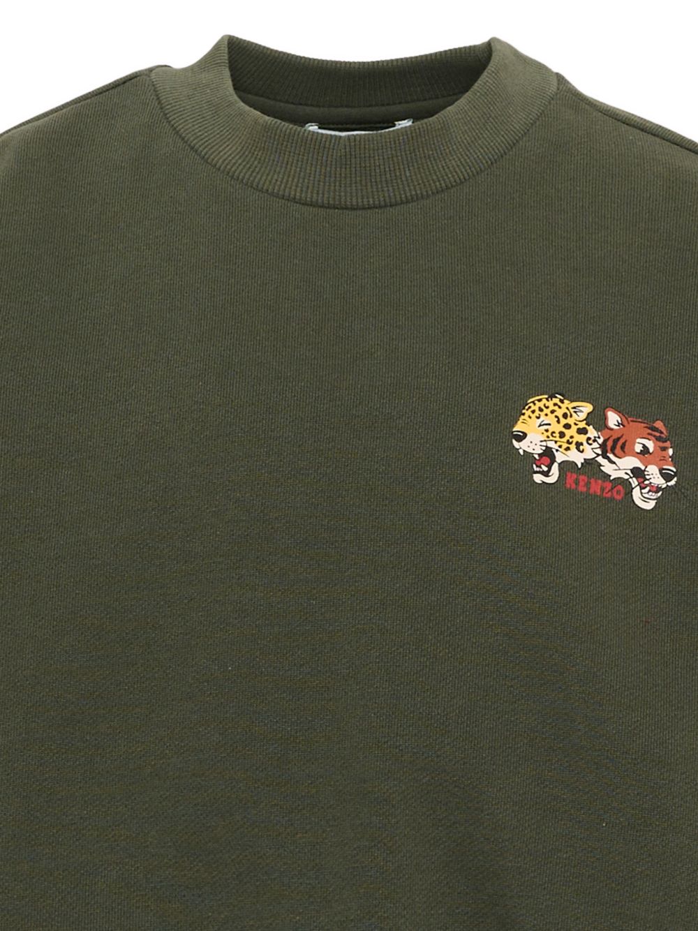 Felpa per bambino Kenzo Kids verde con stampa grafica K61940 64Q KENZO KIDS 