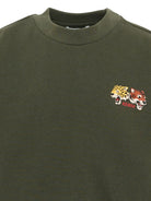 Felpa per bambino Kenzo Kids verde con stampa grafica K61940 64Q KENZO KIDS 