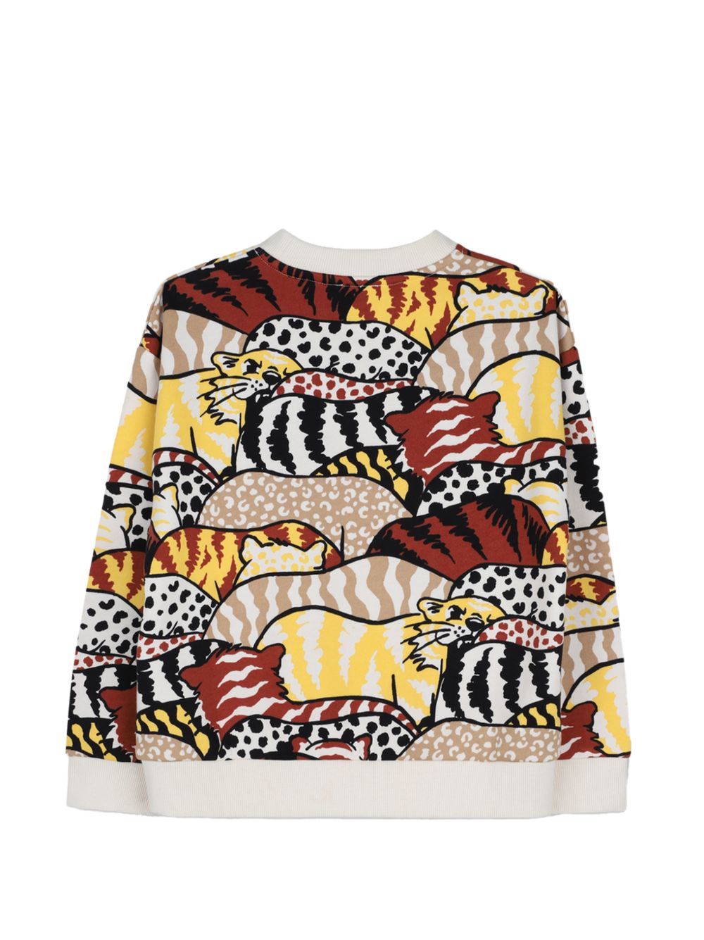 Felpa per bambino Kenzo Kids multicolore con stampa grafica animali K61943 P05 KENZO KIDS 