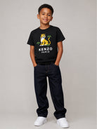 Jeans per bambino Kenzo Kids in denim con tasche a contrasto K61951 Z35 KENZO KIDS 