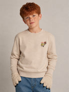 Felpa per bambino Kenzo Kids beige con stampa grafica K61958 230 KENZO KIDS 