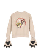 Felpa per bambino Kenzo Kids beige con stampa grafica K61958 230 KENZO KIDS 