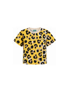 T-shirt per bambino Kenzo Kids beige con stampa animalier K61961 563 KENZO KIDS 