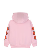 Tuta per bambina Kenzo Kids rosa con stampa Boke Flower K62003 44F KENZO KIDS 