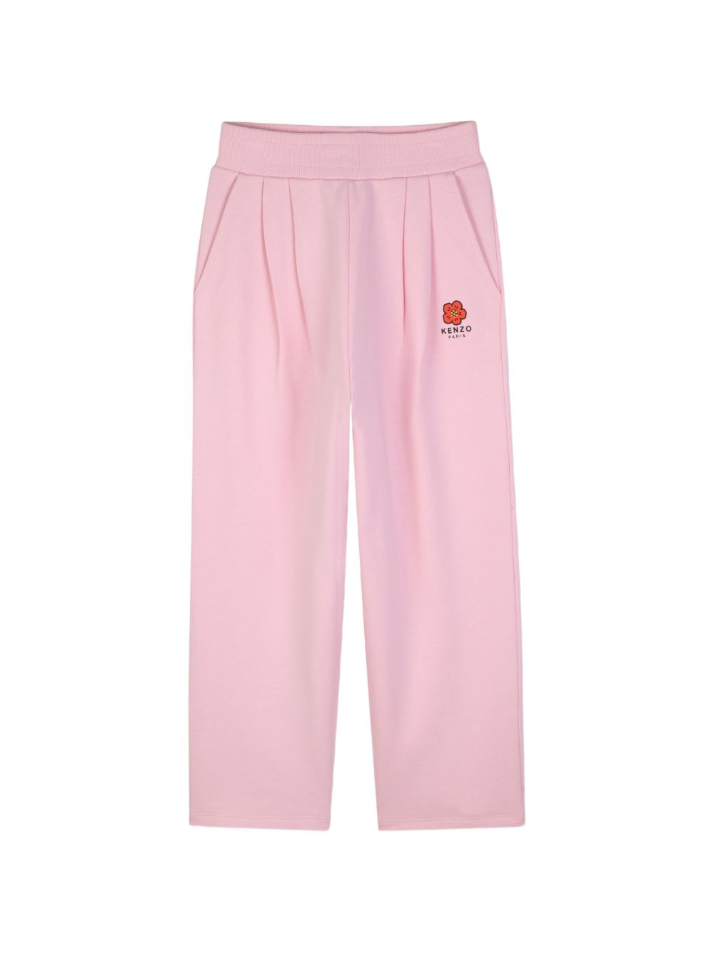Tuta per bambina Kenzo Kids rosa con stampa Boke Flower K62003 44F KENZO KIDS 
