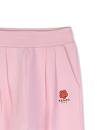 Tuta per bambina Kenzo Kids rosa con stampa Boke Flower K62003 44F KENZO KIDS 